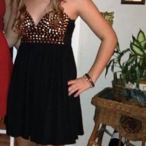 LF studded strapless dress size 10